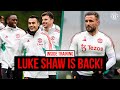 Luke Shaw IS BACK Ahead Of Everton! | INSIDE TRAINING