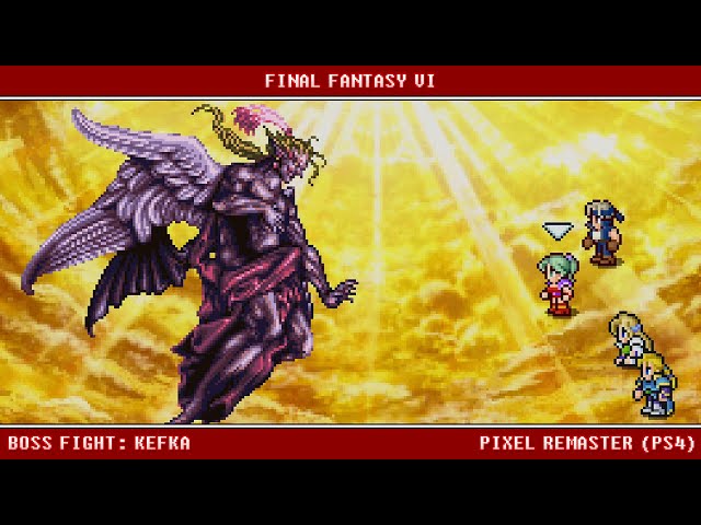 FINAL FANTASY Pixel Remaster Final Boss Battle Kefka & The End (PS4) - YouTube