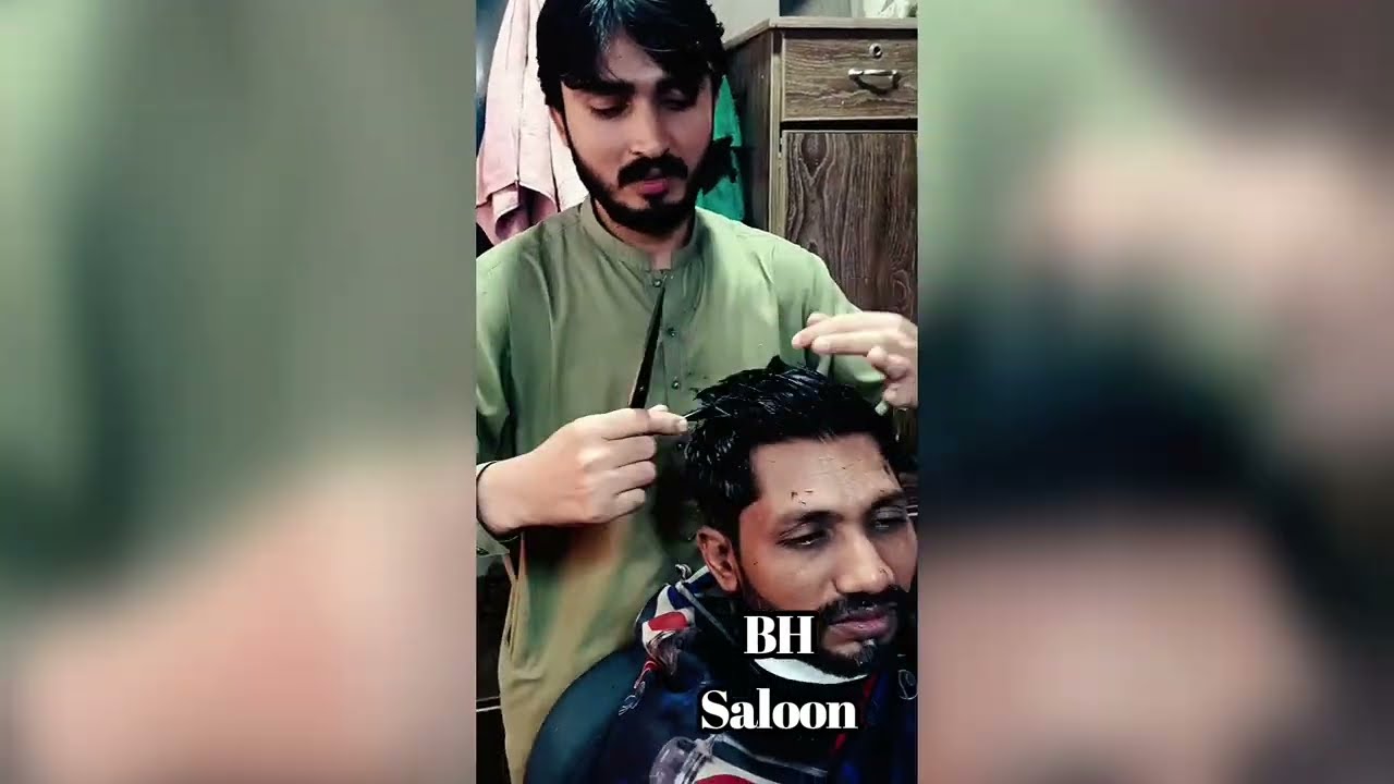 Rough to Stylish Transformation 🔥 | Hair Cutting + Straight Line | Basit Hair Salon