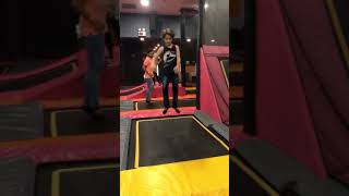 Ayaan Zubair Rahmani Enjoying Jumping Lovely Twice