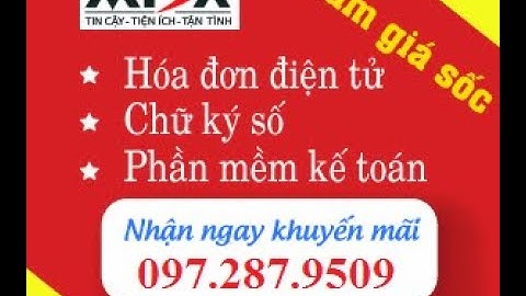 Hỗ trợ kỹ thuật xuất hóa đơn điện tử misa