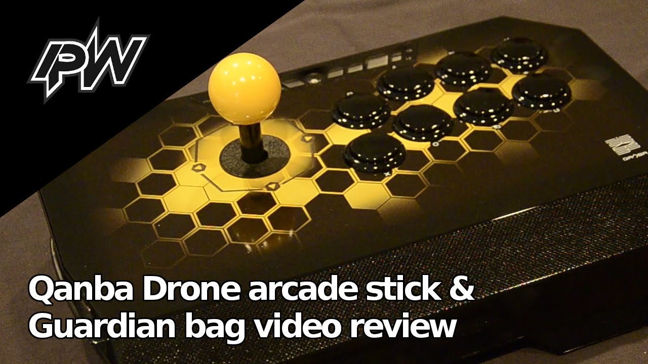 IPW Fight Tech: Qanba Drone arcade stick & Guardian bag video review