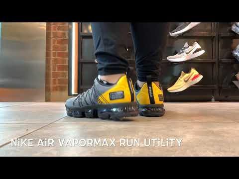 nike vapormax utility grey and yellow