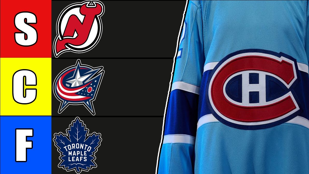 NHL REVERSE RETRO Jersey Tier List YouTube NHL REVERSE RETRO Jersey Tier List YouTube