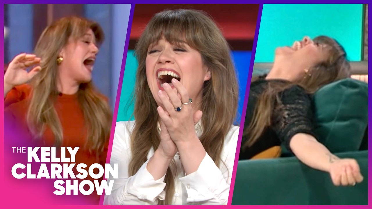 Try Not To Laugh Challenge: Kelly Clarkson Show Funniest Moments S6