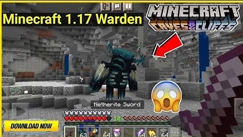 How To Download Warden Mob Mod/Addon For Minecraft PE  (For 1.17 Update)