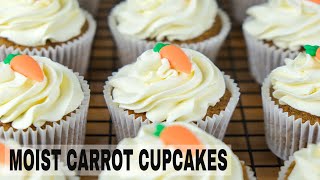 How to Make Moist Carrot Cupcakes | Carrot Cupcakes