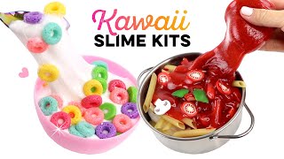 TWO Satisfying Slime Kits! How to make Italian Pasta and Shelly Loops #diy