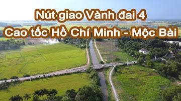 Nút giao vành đai 4 và cao tốc thành phố Hồ CHí Minh - Mộc Bài tại Củ Chi