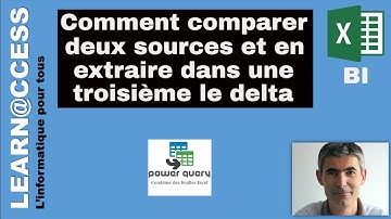Power Query - Comment comparer deux sources de données ?