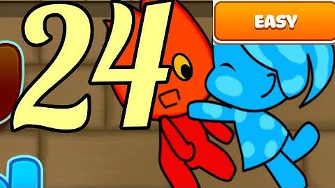 Redboy and Bluegirl Easy Level 24 In Light Temp Maze Android Walkthrough