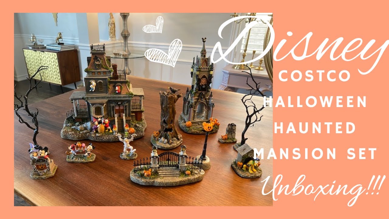 Disney Halloween Village Set, 12-piece