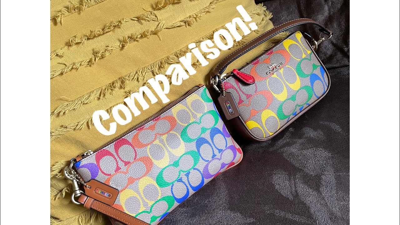 Coach Nolita 15 in Rainbow Signature Canvas