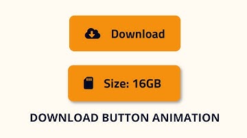 Download Button animation using only Html and CSS | Button Animations using Pure Html and CSS