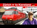 Zrich to konstanz  switzerland to germany just with sbb regional