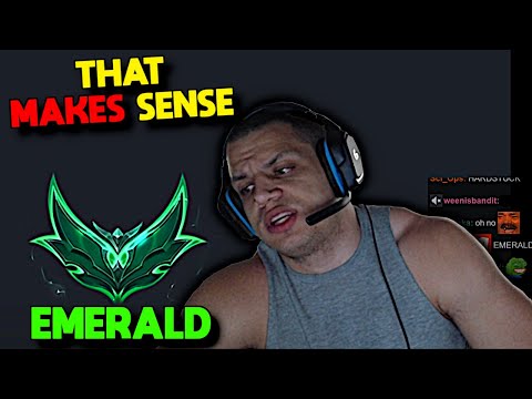 Tyler1 Reacts to New EMERALD Rank in League