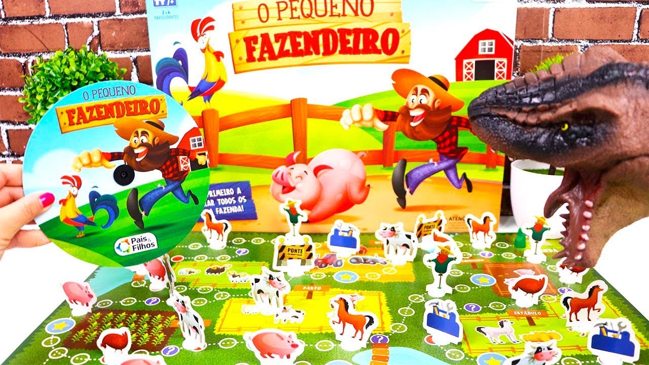 Jogo de Tabuleiro - O Pequeno Fazendeiro - Pais e Filhos