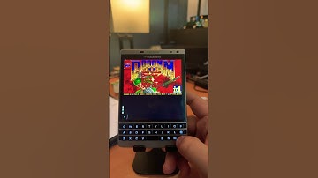 Doom on QNX for BlackBerry Passport with fixed colours and resolution #blackberry #doom