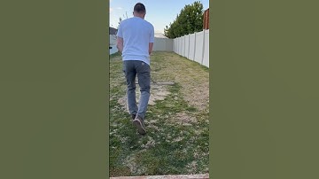 Leveling my lawn using sand #diy #lawn