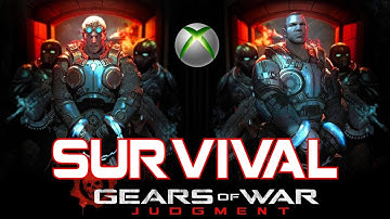 Gears of War: Judgment - XBOX 360 (2013) / Survival Mode / Footage 13 / Lost Relics DLC Pack