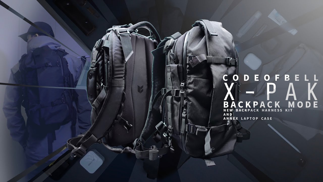 CODEOFBELL | X-PAK EVO™ + ANNEX LAPTOPCASE + BACKPACK HARNESS (1