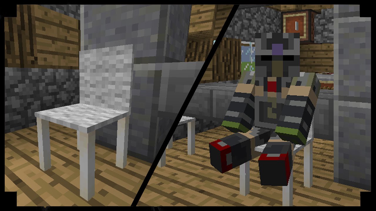 Minecraft: How to make working chairs you can sit in! (One Command