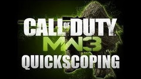 MW3 - Private Match FFA Quickscoping Match - Sweet QUAD Killcam