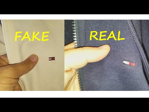Tommy Hilfiger tracksuit jacket real vs fake review. How to spot fake Tommy  sport zip jacket. - YouTube