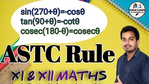 ASTC Rule of Trigonometry || Allied Angles Trigonometry || Class 11 & 12 Maths