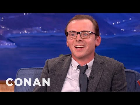 Simon Pegg Loves To Torture His Twitter Followers - CONAN on TBS