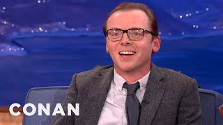 Simon Pegg Loves To Torture His Twitter Followers | CONAN on TBS