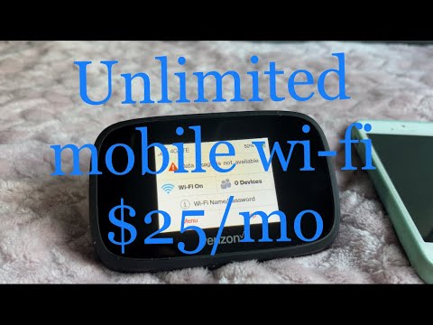 Unlimited WiFi/MiFi using Verizon 7730l hotspot jetpack with Visible cell phone service