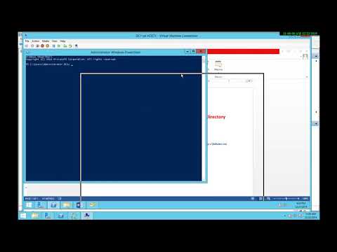 Creating Active Directory Organization Unit, Create User Account, Using Power Shell to Export Users.