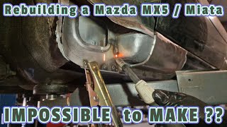 IMPOSSIBLE ?? Mazda MX5 NA front sill rust repair