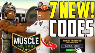 ⚠️BIG UPDATE⚠️CODE🔥MUSCLE MILITARY CODES 2026 - CODES FOR MUSCLE MILITARY 2026