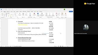 Consolidated Financial Statement-Financial Reporting 1