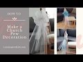 How to Make a Church Pew Wedding Decoration