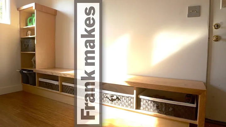 Shoe and Laundry Storage Bench