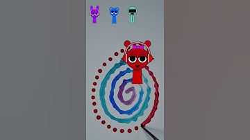 ASMR Color Mixing #sprunki #satisfying #asmr #color #oddlysatisfying