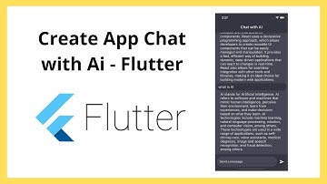Build app chat with ai using Flutter