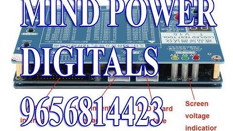 LED / LCD TV PANEL TESTER T-V18 TUTORIAL 9656814423