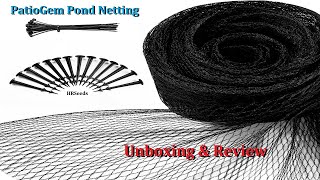 ⟹ PatioGem Pond Netting | Keeps Your Pond FREE Of Leaves In Fall | eBay, Amazon