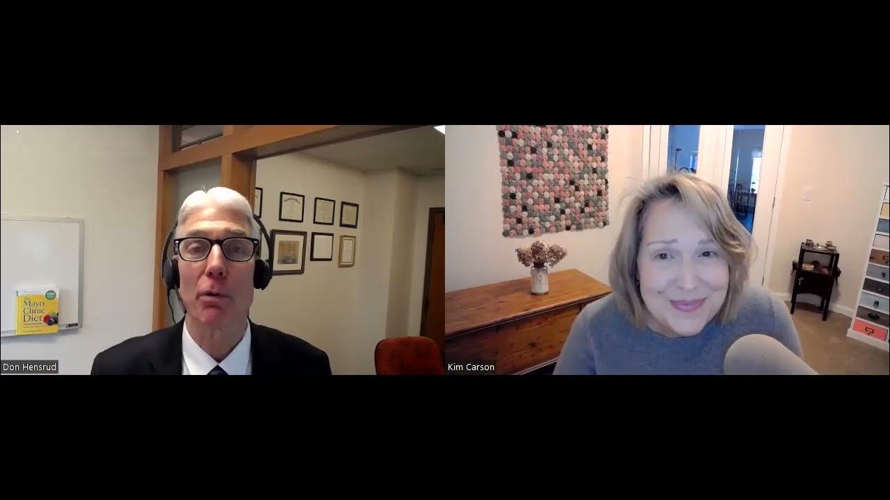 DR. DONALD HENSRUD Mayo Clinic Nutrition Specialist Talks 1 NYT