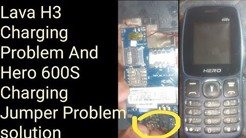 Lava H3 Charging Jumper Problem // Hero 600s  charging problem solution #@ramneeraj70687 #youtube