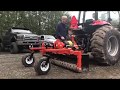 Ever Use a 3pt Hitch York Power RAKE? - Mahindra 2565 Shuttle Cab Tractor Test Drive