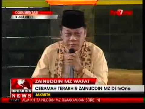 Ceramah Islam KH Zainuddin MZ tema Maulid Nabi Muhamm 