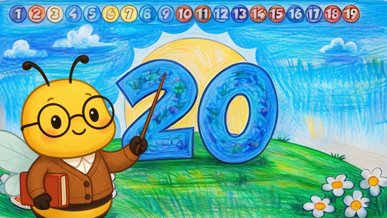 Count And Move (1 to 20 Song ) | Nursery Rhymes | Little Bee