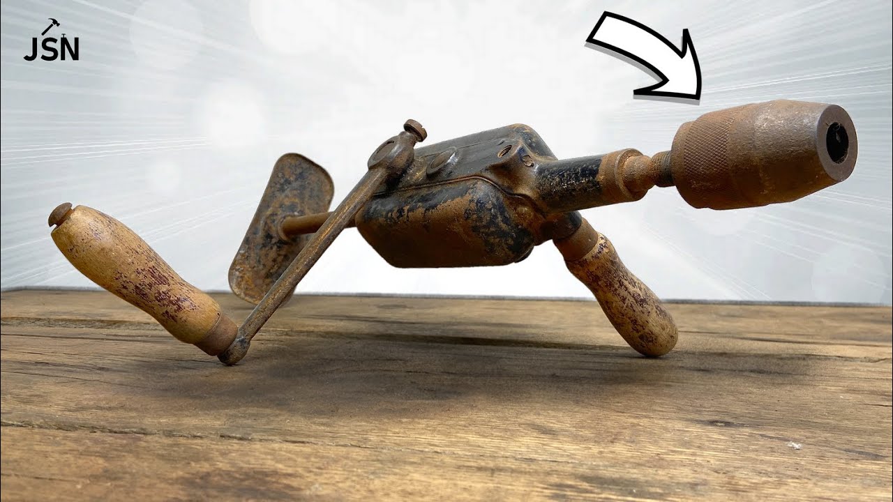 Breathtaking restoration of a hand drill YouTube