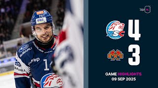 Zsc Lions - Ehc Biel Game Highlights 09.09.2025