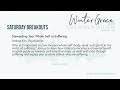 Stewarding Your Whole Self in Suffering - WinterGrace 2024